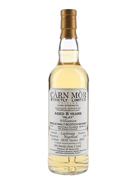 Laphroaig 2010 8 Year Old Bottled 2018 - Carn Mor Strictly Limited 70cl / 63.4%