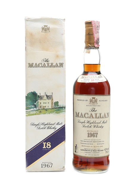 Macallan 1967 18 Year Old - Giovinetti 75cl / 43%