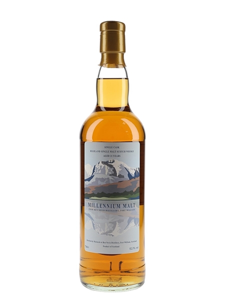 Ben Nevis 1999 21 Year Old Millennium Malt Cask 906 Private Cask Bottling 70cl / 52.3%