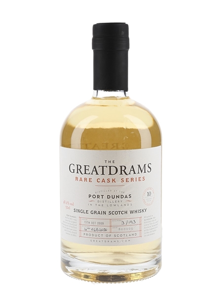 Port Dundas 10 Year Old Bottled 2020 - The Greatdrams 50cl / 48.2%