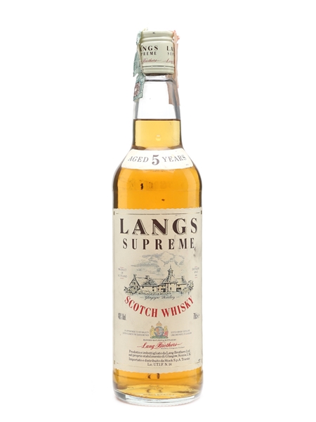 Langs Supreme 5 Year Old Glengoyne Distillery 70cl / 40%