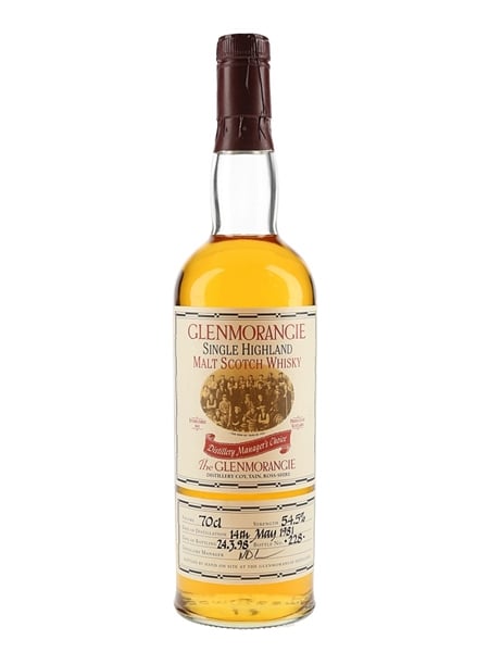 Glenmorangie 1981 Manager's Choice Bottled 1998 70cl / 54.5%