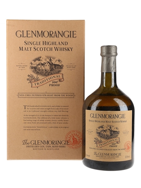 Glenmorangie Traditional 10 Year Old 100 Proof  100cl / 57.2%