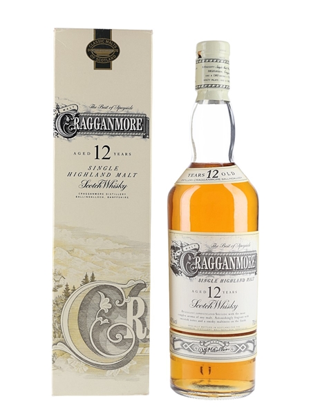 Cragganmore 12 Year Old Bottled 1990s 70cl / 40%