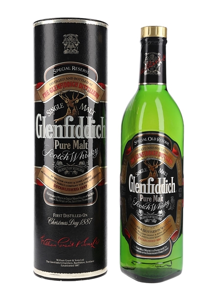 Glenfiddich Special Old Reserve Pure Malt Bottled 1990s 70cl / 40%