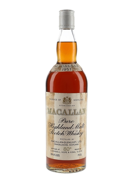 Macallan 1957 Campbell, Hope & King Bottled 1970s 75.7cl / 46%