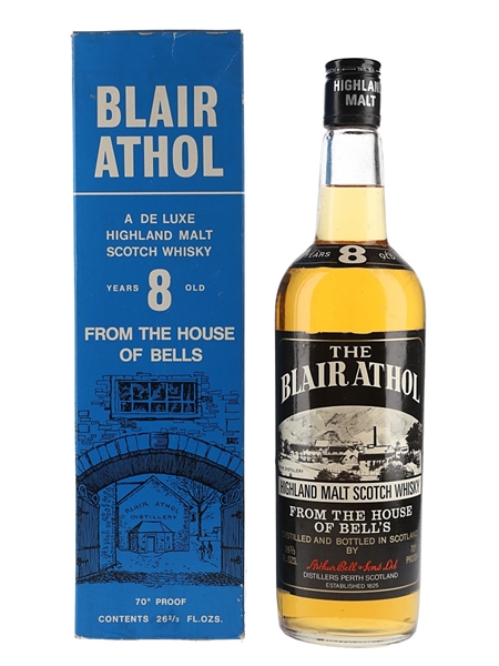 Blair Athol 8 Year Old Bottled 1970s 75.7cl / 40%