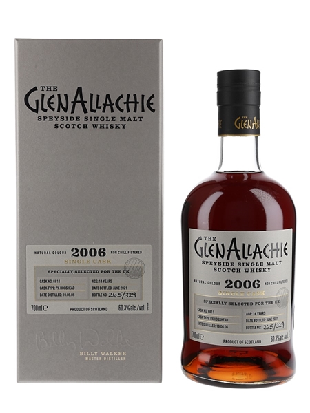 Glenallachie 2006 14 Year Old Bottled 2021 - Single Cask 70cl / 60.3%