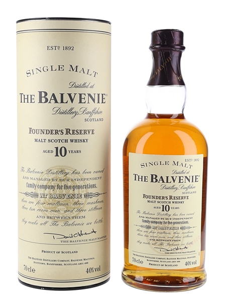 Balvenie 10 Year Old Founder's Reserve Bottled 2000s 70cl / 40%