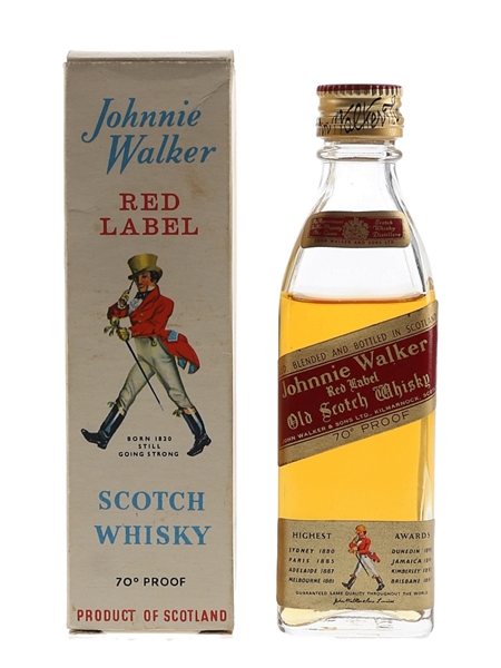 Johnnie Walker Red Label Bottled 1970s 5cl / 40%