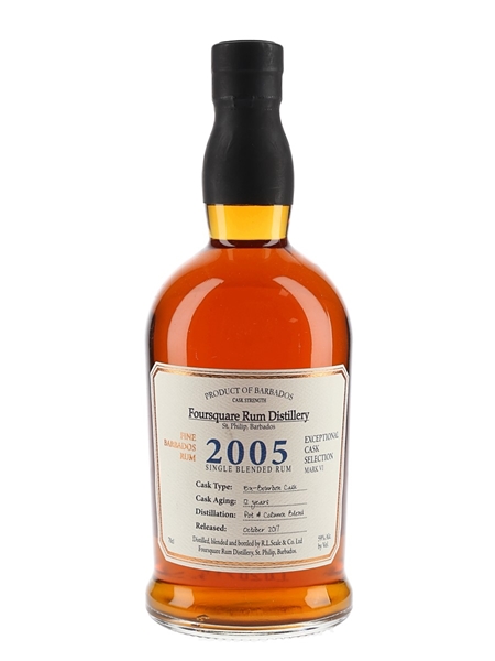 Foursquare 2005 12 Year Old Cask Strength Bottled 2017 - Exceptional Cask Selection Mark VI 70cl / 59%