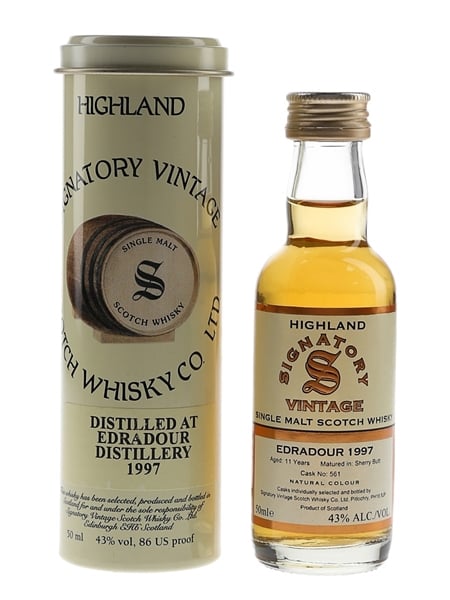 Edradour 1997 11 Year Old Signatory Vintage 5cl / 43%