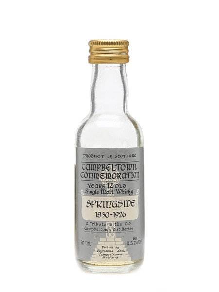 Campbeltown Commemoration 12 Year Old Springside 1830 - 1926 5cl / 43%