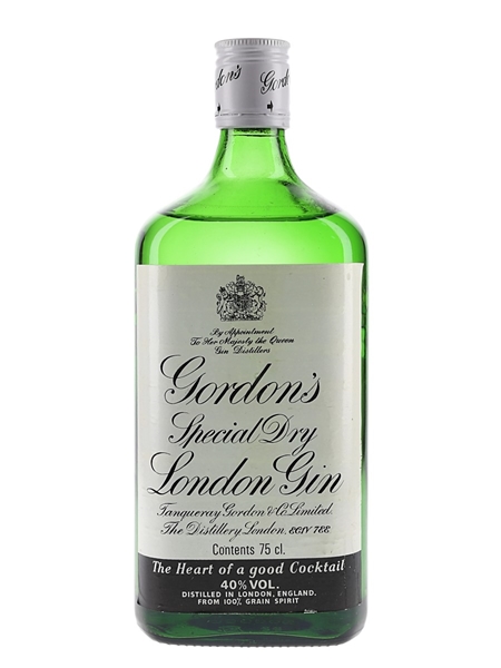 Gordon's Special Dry London Gin Bottled 1980s 75cl / 40%