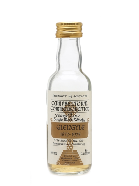 Campbeltown Commemoration 12 Year Old Glengyle 1872 - 1925 5cl / 43%