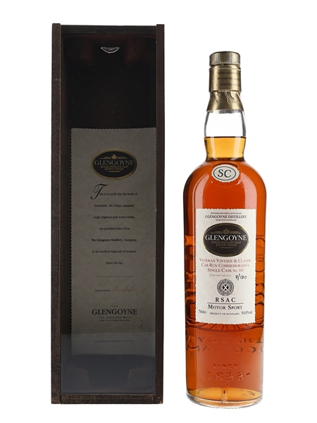 Glengoyne RSAC Motor Sport Single Cask #592  70cl / 54.8%