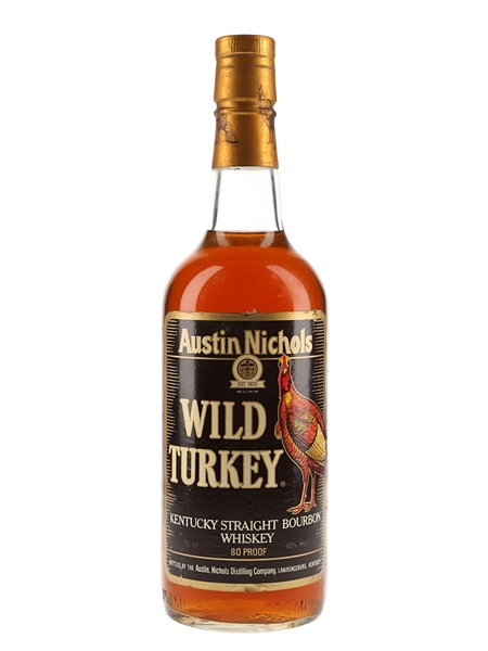 Wild Turkey Bottled 1980s - Austin Nichols 75cl / 40%