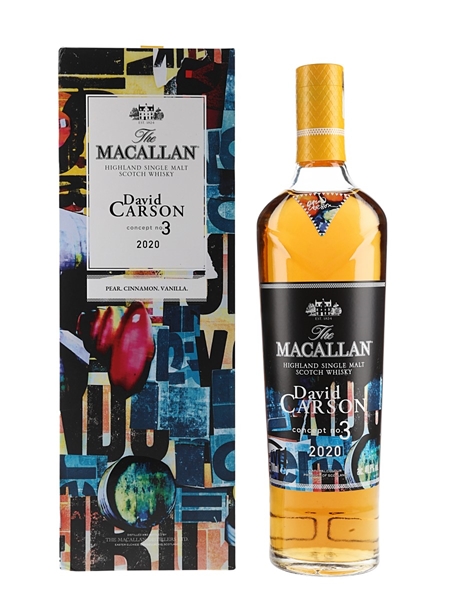 Macallan Concept Number 3 2020 Release - David Carson 70cl / 40.8%