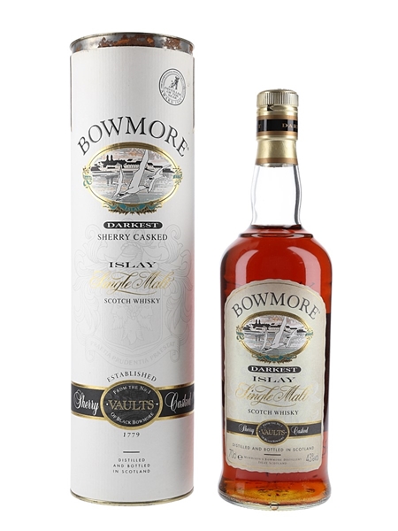 Bowmore Darkest Bottled 1990s - Sherry Cask Finish 70cl / 43%