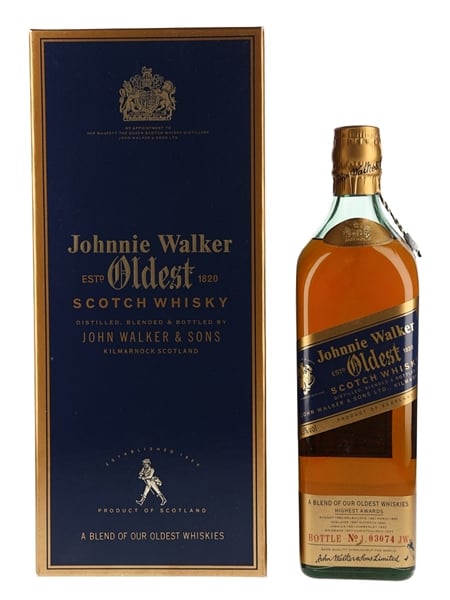 Johnnie Walker Oldest Bottled 1988-1991 - Blue Label 75cl / 43%