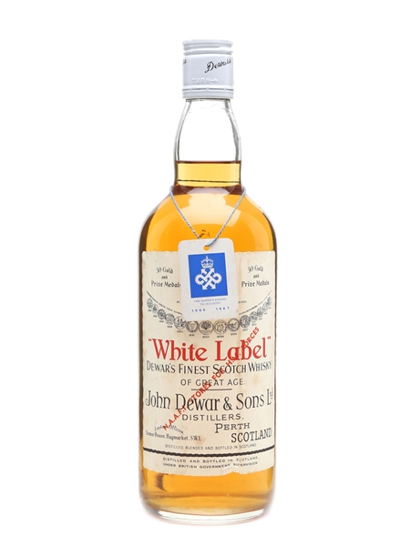 Dewar's White Label Bottled 1970s - NAAFI Stores 75cl / 40%