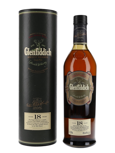 Glenfiddich 18 Year Old Ancient Reserve  70cl / 40%