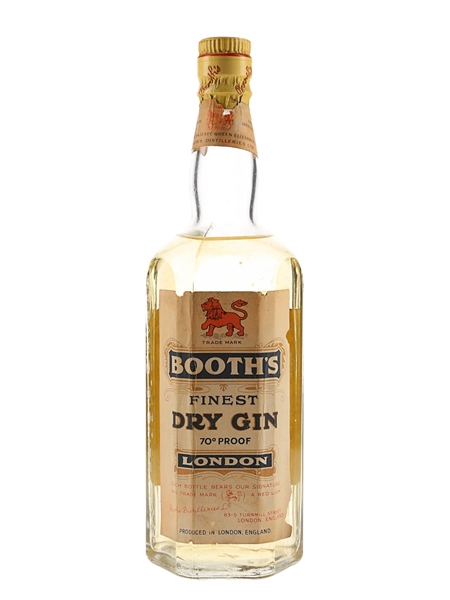 Booth's Finest Dry Gin Bottled 1957 75cl / 40%