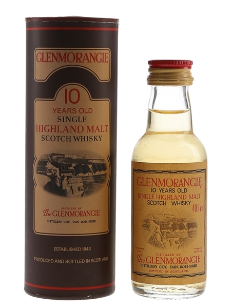 Glenmorangie 10 Year Old Bottled 1980s 5cl / 40%