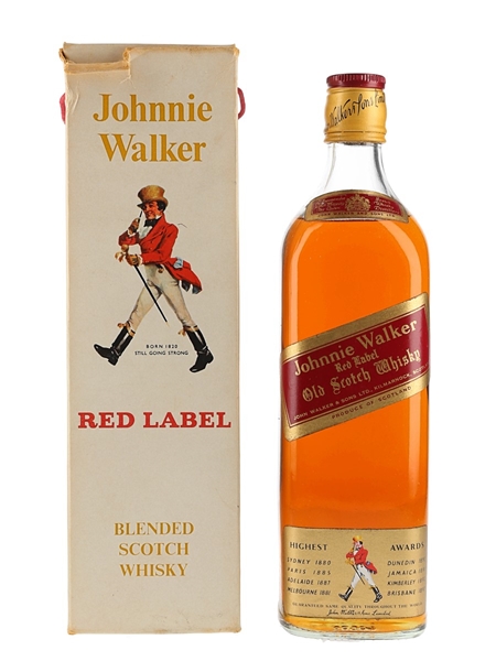 Johnnie Walker Red Label Bottled 1970s 75cl