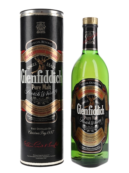 Glenfiddich Special Old Reserve Pure Malt Bottled 1980s 75cl / 40%