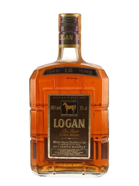 Logan De Luxe 12 Year Old Bottled 1980s - White Horse Distillers 75cl / 40%