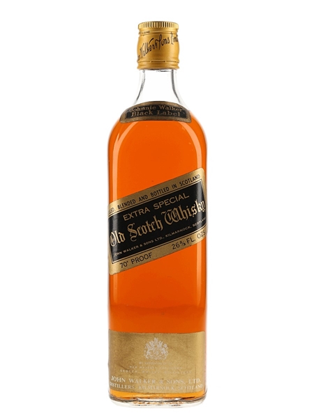 Johnnie Walker Black Label Extra Special Bottled 1970s 75.7cl / 40%