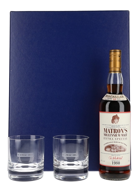 Macallan 1980 18 Year Old Matron's Millennium Malt  70cl / 43%