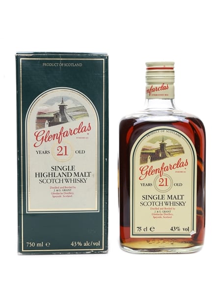 Glenfarclas 21 Year Old Bottled 1980s 75cl / 43%