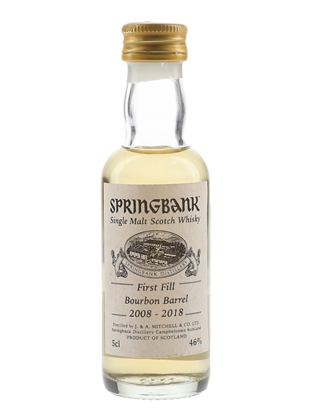 Springbank 2008 Bourbon Barrel Bottled 2018 5cl / 46%