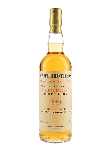 Laphroaig 1968 26 Year Old Hart Brothers 70cl / 43%