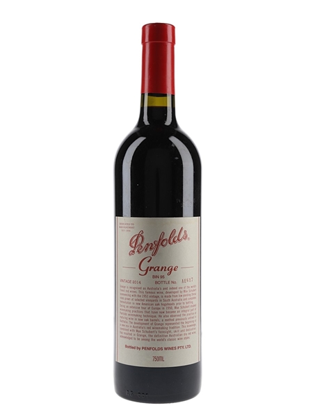 Penfolds 2014 Grange Bin 95  75cl / 14.5%