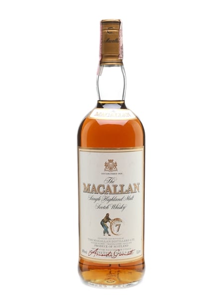 Macallan 7 Year Old Giovinetti & Figli 100cl / 40%