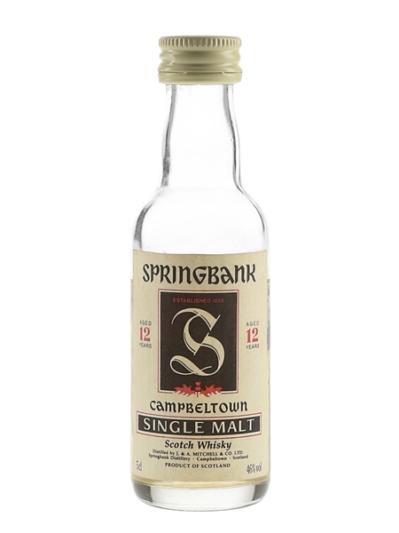 Springbank 12 Year Old Bottled 1990s 5cl / 46%