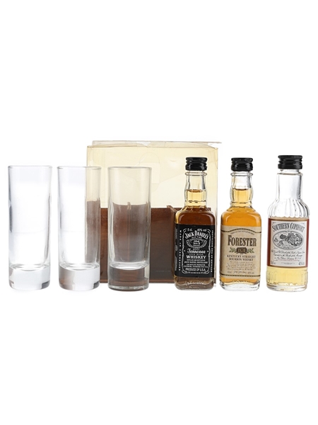 Classic Miniature Collection Set Forester, Jack Daniel's & Southern Comfort 3 x 5cl / 40%