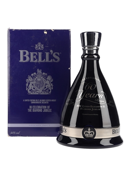 Bell's Ceramic Decanter Queen Elizabeth II 60 Years Reign 70cl / 40%