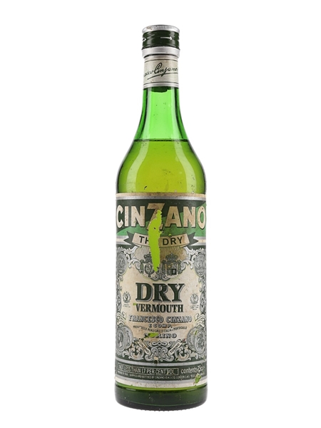 Cinzano Dry Vermouth Bottled 1980s 75cl / 17%