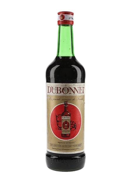 Dubonnet Wine Aperitif Bottled 1970s - Schweppes 75cl / 17%