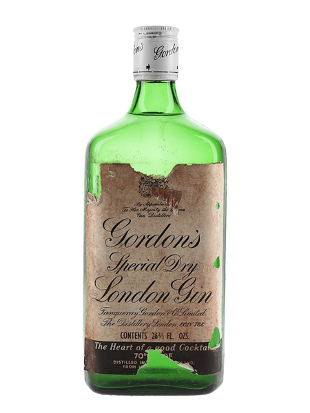 Gordon's Special Dry London Gin Bottled 1970s 75.7cl / 40%