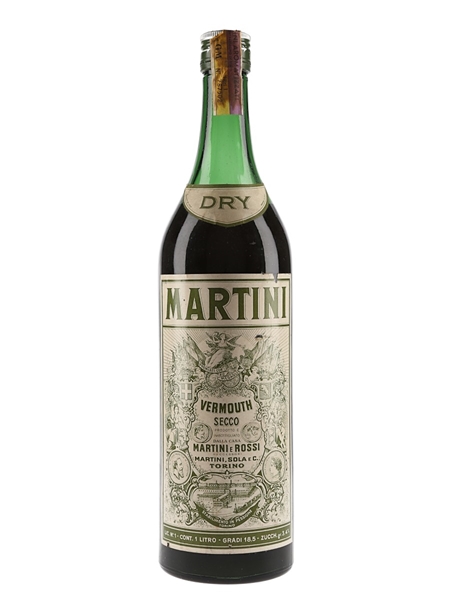 Martini Dry Bottled 1960s-1970s 100cl / 18.5%