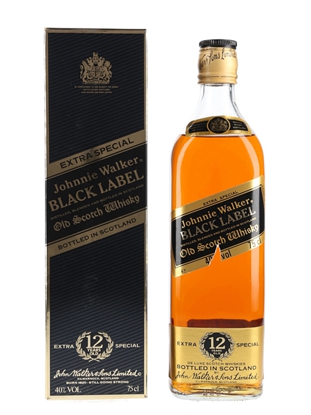 Johnnie Walker Black Label 12 Year Old Bottled 1980s 75cl / 40%