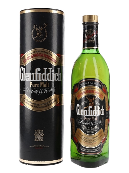 Glenfiddich Special Old Reserve Pure Malt Bottled 1980s 75cl / 40%