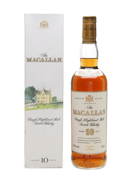 Macallan 10 Year Old Bottled 1990s 70cl / 40%