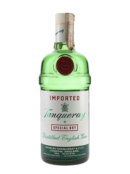 Tanqueray Special Dry Gin Bottled 1980s - Wax & Vitale 75cl / 43%