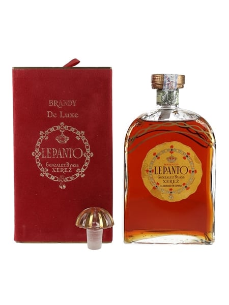 Lepanto Brandy De Luxe Bottled 1970s - Gonzalez Byass 75cl